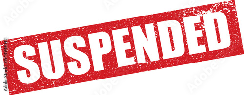 Red Suspended Rubber Stamp Word Text Written in Reverse Grunge Vector in Sharp Border, Transparent Background, Svg, Png	