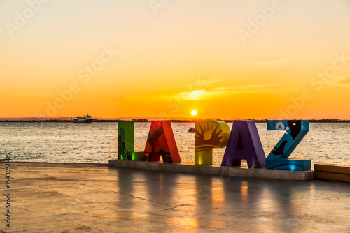 Wall Mural Letrero de La Paz, La Paz, Baja California Sur.