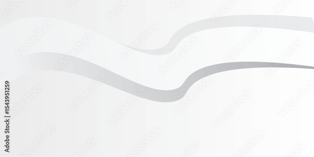 Obraz premium Modern abstract white background with gradient color and artistic dynamic line decoration