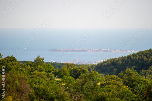 Wallpaper Mural view of the sea and old Nesebar in Bulgaria from the mountains Torontodigital.ca