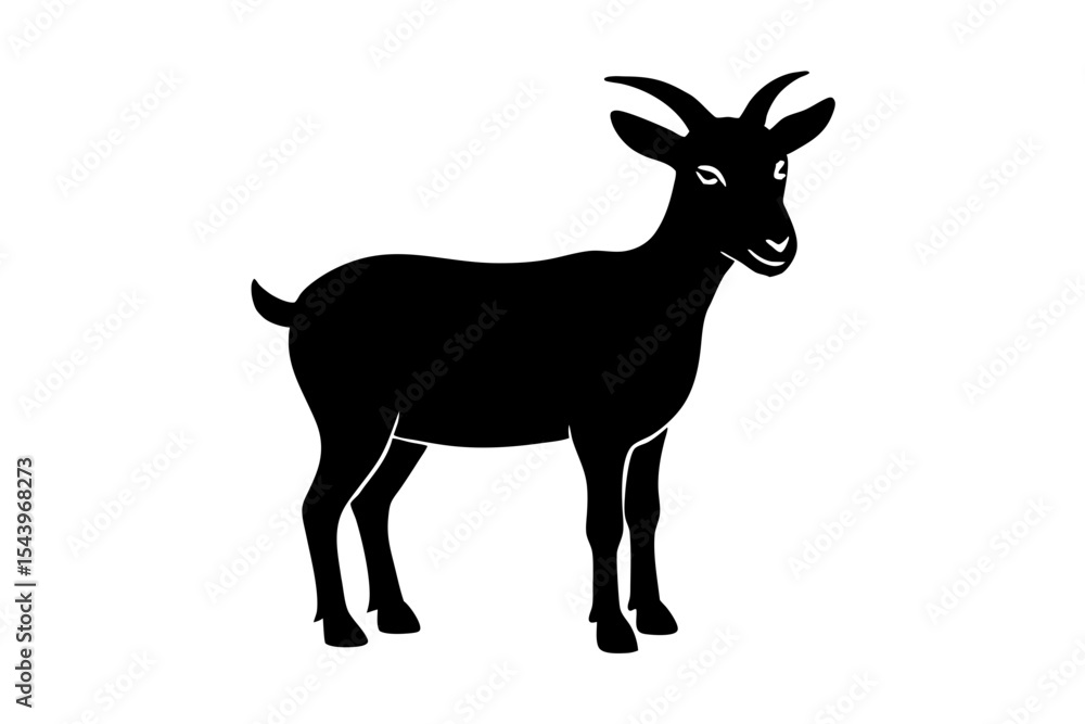 Fototapeta premium goat vector icon