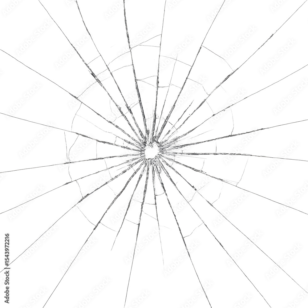 Obraz premium Broken Glass Overlay