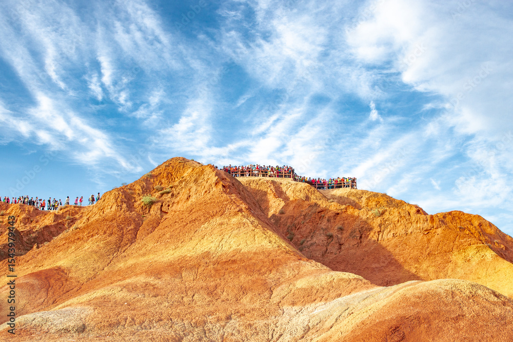 Fototapeta premium canyon Danxia landform, Gansu, Zhangye