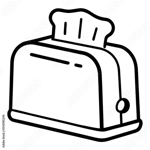illustration of a toaster