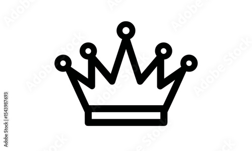 Royal crown icon, monarchy symbol, queen crown cutout, heraldic badge, crown vector illustration, luxury kingdom element, king insignia, aristocratic tiara, crest, png.
