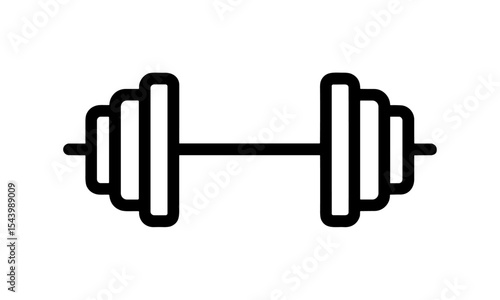 Gym fitness logo icon with barbell template, bodybuilding, strength, gym equipment, vector illustration, muscle training, powerlifting emblem, weightlifting, workout, png, sport brand.
