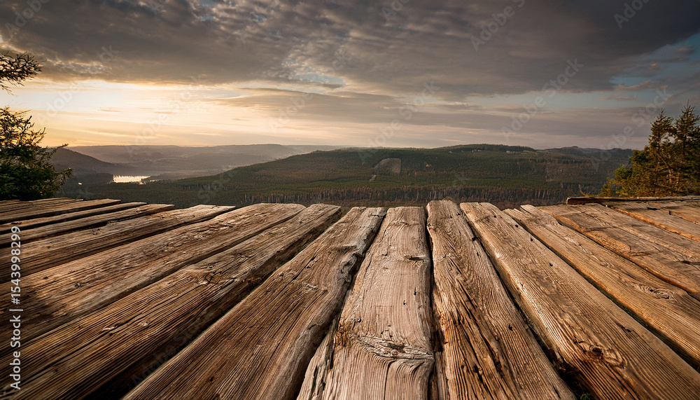 Obraz premium rustic timber history