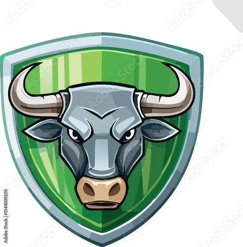 Iron Bull Football Logo – Fictional Club Badge
