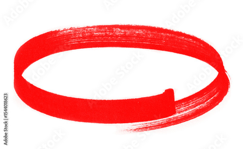 Photos Hand-Drawn Red Oval Shape PNG - Brush Stroke Circle, Sketch Highlight Element, A