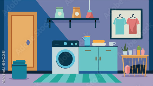 washing machine and clothes