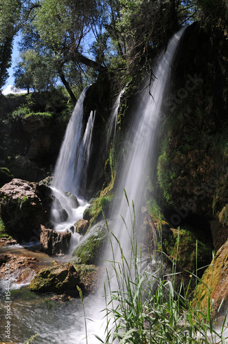 A view from Sizir Waterfall in Gemerek, Sivas, Turkey