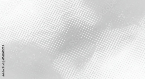 Halftone dots pattern with a gray background for retro designs