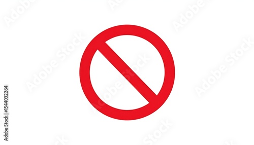 Free Download Red Circle No Entry Sign. - GFXLoad