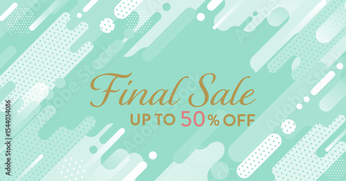 ポップでかわいい、メンフィス背景素材 ( フレーム　見出し　タイトル　メンフィス　チラシ　セール )	