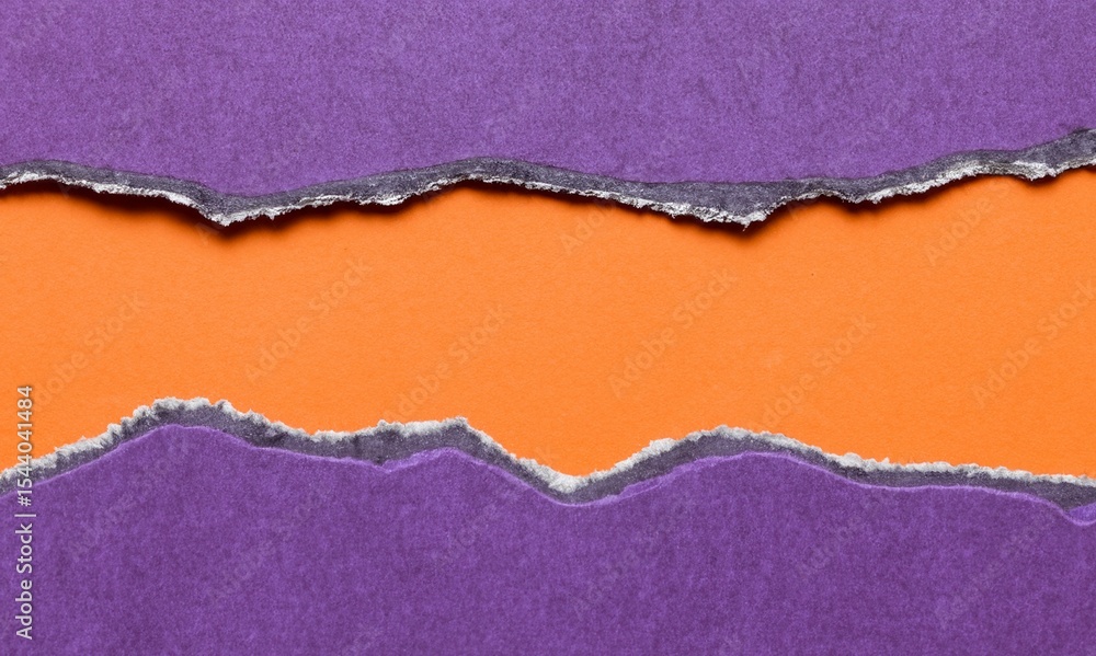 Vibrant torn paper layers in purple and orange create a bold contrast and texture. Ideal for abstract backgrounds, creative designs, marketing materials, or colorful layout templates. Vibrant torn paper layers in purple and orange create a bold contrast and texture. Ideal for abstract backgrounds, creative designs, marketing materials, or colorful layout templates.