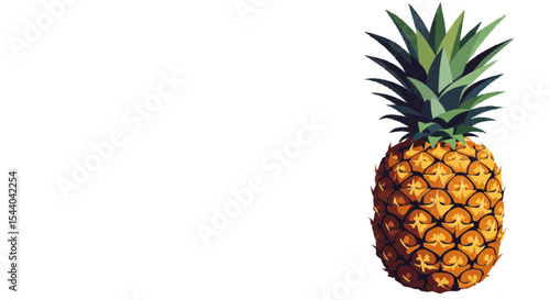 pineapple isolated on white background