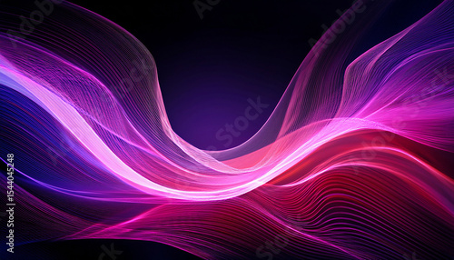 pink purple light line wave flow abstract futuristic innovative background