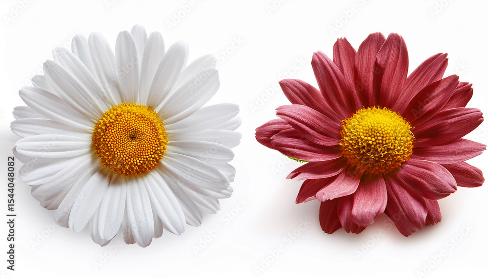 Fototapeta premium daisy isolated on white background