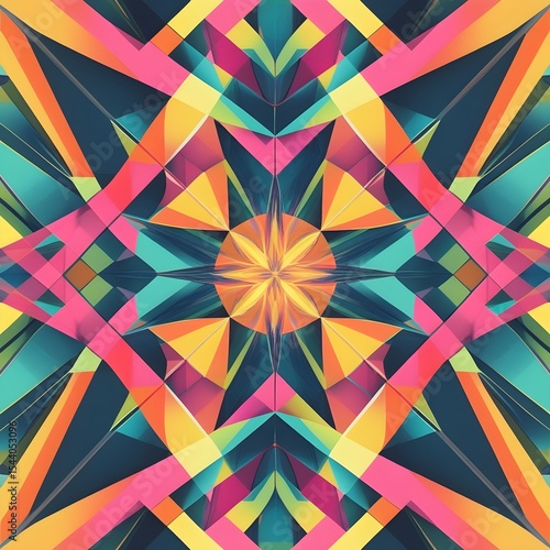 Wallpaper Mural abstract geometric background Torontodigital.ca