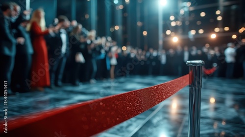 Wallpaper Mural A striking red carpet leads to a glamorous event filled with elegant attendees, showcasing the glitz and glamour of social gatherings, capturing excitement and anticipation. Torontodigital.ca