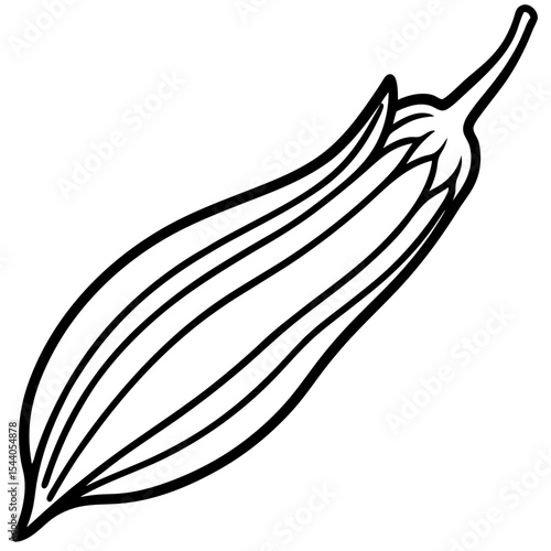 Clean Okra Vector Design