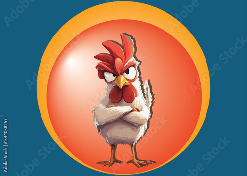 angry hen