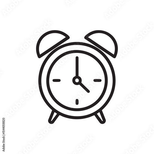 Classic alarm clock design for time management and reminders