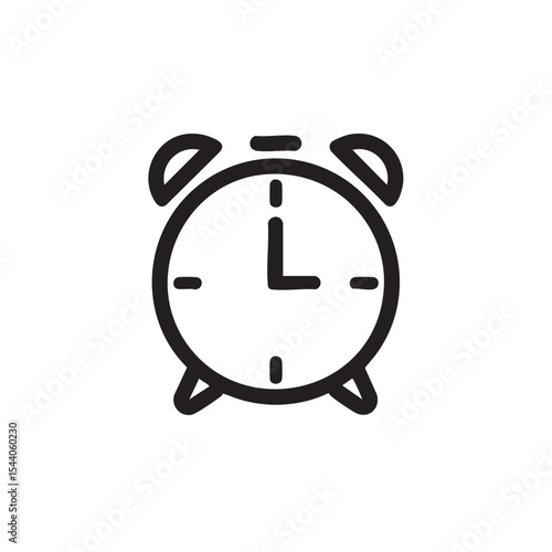 Classic alarm clock design for time management and punctuality