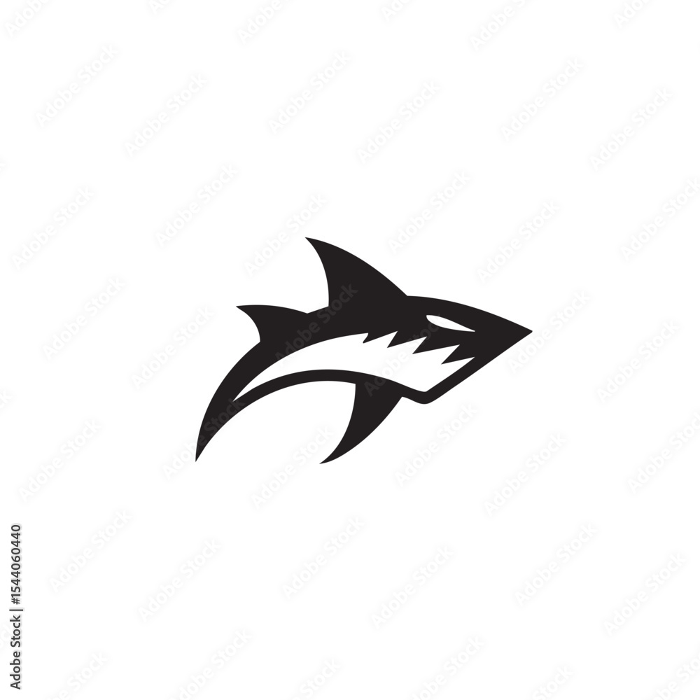 Obraz premium Creative shark design for branding and marketing purpose