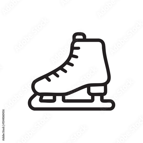 Ice skating shoe design for sports enthusiasts and winter activities
