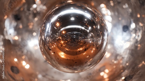 Wallpaper Mural Disco Ball Reflection Light Effect Torontodigital.ca