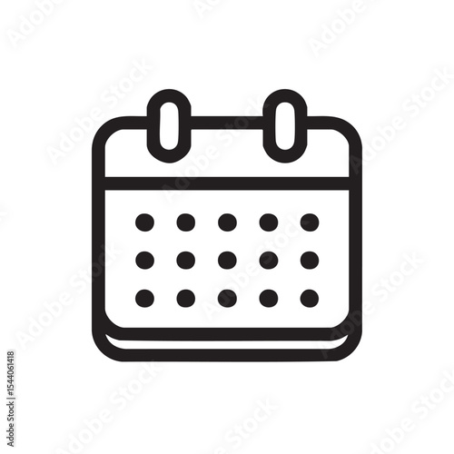 Calendar icon for event planning and scheduling purposes