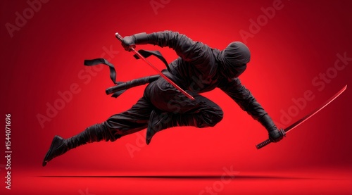 Shadow Warrior A Dynamic Ninja in Motion