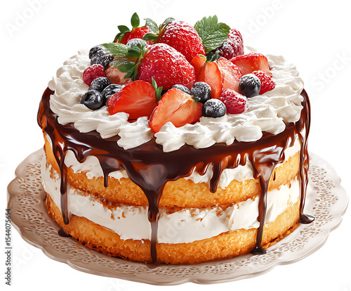 Softly baked cake with golden fluffy texture