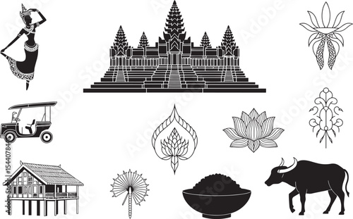  Cambodian Cultural & Travel Icons