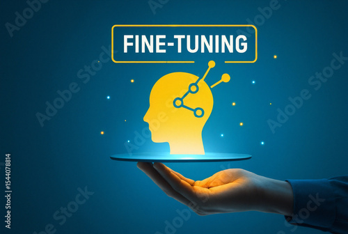 AI Brainstorming Concept – Neural Network Fine-Tuning in Progress
