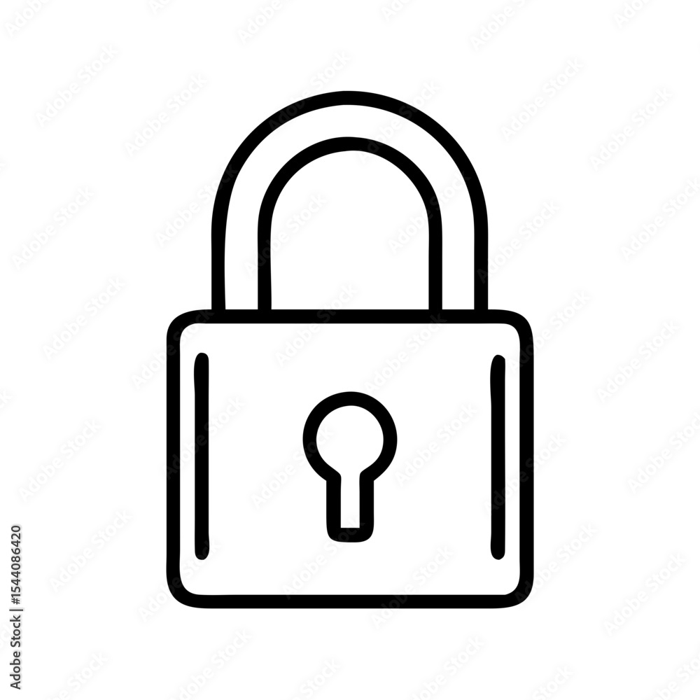 Unlock security with this padlock vector icon for safety and privacy, a symbol of protection and access control Unlock security with this padlock vector icon for safety and privacy, a symbol of protection and access control