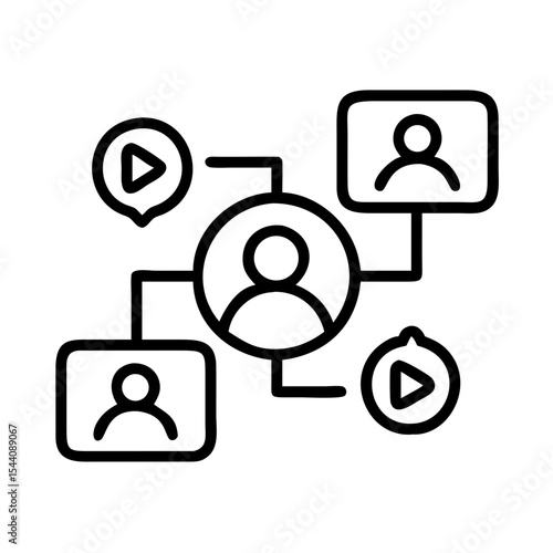 Social media marketing campaign strategy with user profile and video content distribution network plan