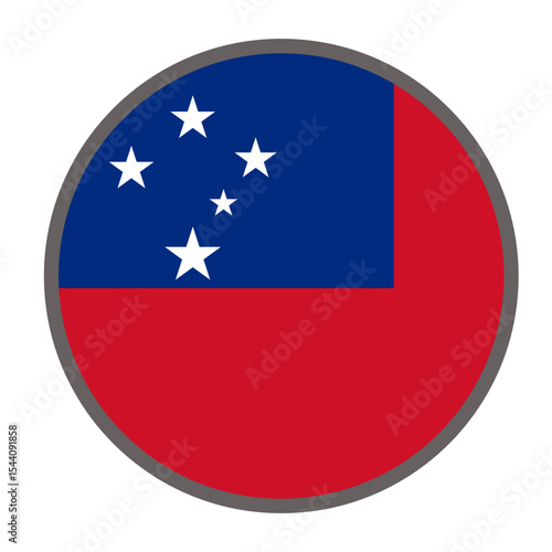 round flag of Samoan country on white background vector
Vector round flag Free Download round flag of Samoan country on white background vector
Vector round flag - GFXLoad