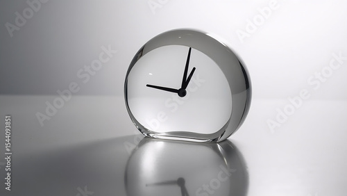 Melting Glass Clock