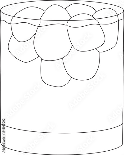Vector cocktail illustration
