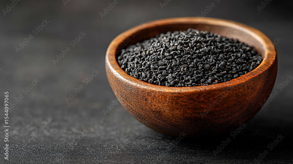 Close-up of rich black tea leaves in a wooden scoop on a dark background. Rustic natural texture and warm tones highlight the quality and freshness of premium loose leaf tea. Space for caption on side Close-up of rich black tea leaves in a wooden scoop on a dark background. Rustic natural texture and warm tones highlight the quality and freshness of premium loose leaf tea. Space for caption on side