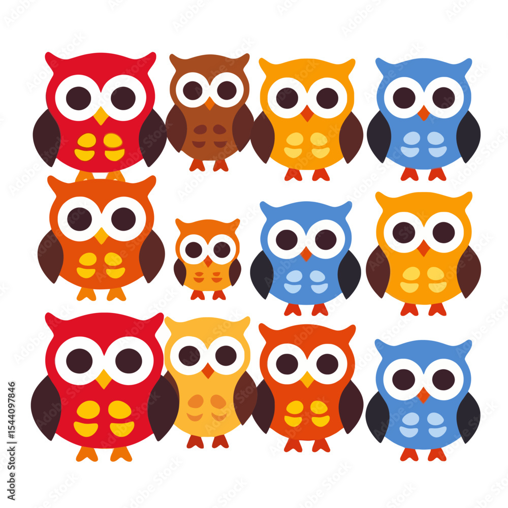 Cute Colorful Owl Illustration-Whimsical Owl Pattern-Fun Owl Clipart for Kids-Bright and Cheerful Owl Design-Owl Art for Crafts and Decor-Owl Theme Graphic Cute Colorful Owl Illustration-Whimsical Owl Pattern-Fun Owl Clipart for Kids-Bright and Cheerful Owl Design-Owl Art for Crafts and Decor-Owl Theme Graphic