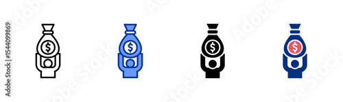 Liability icon sheet multiple style collection	