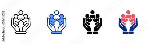 Outreach icon sheet multiple style collection