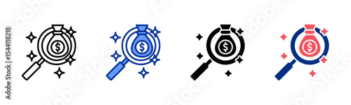 Worth icon sheet multiple style collection