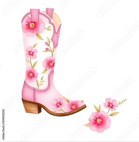pink cowgirl boots