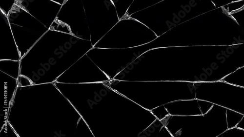 Realistic Shattered and broken glass animation.