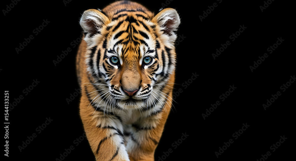 Obraz premium Premium Tiger Cub Portrait
