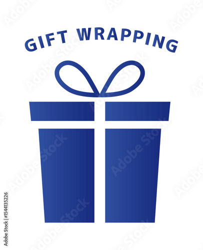 Gift box ICON_GIFT WRAPPING blue